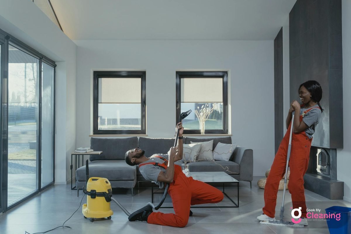 Book My Cleaning cleaners at work